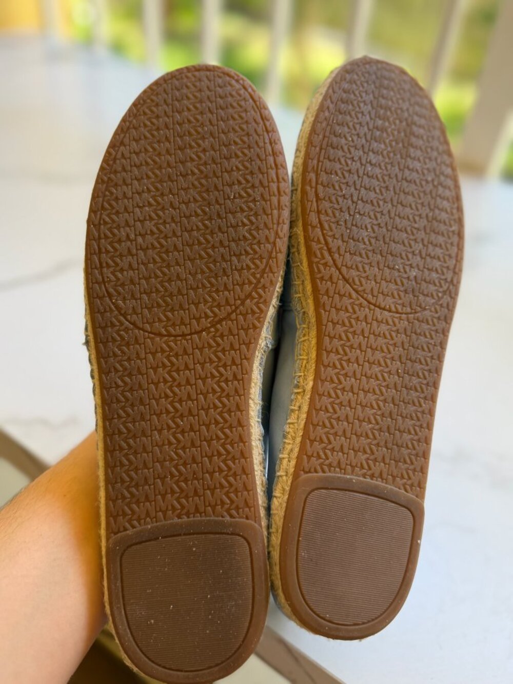 Michael Kors Floral Leather Espadrilles Size 8.5 - Picture 4 of 4